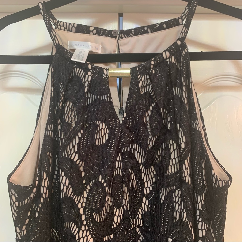 Womens London Times A line swing dress - Picture 3 of 5